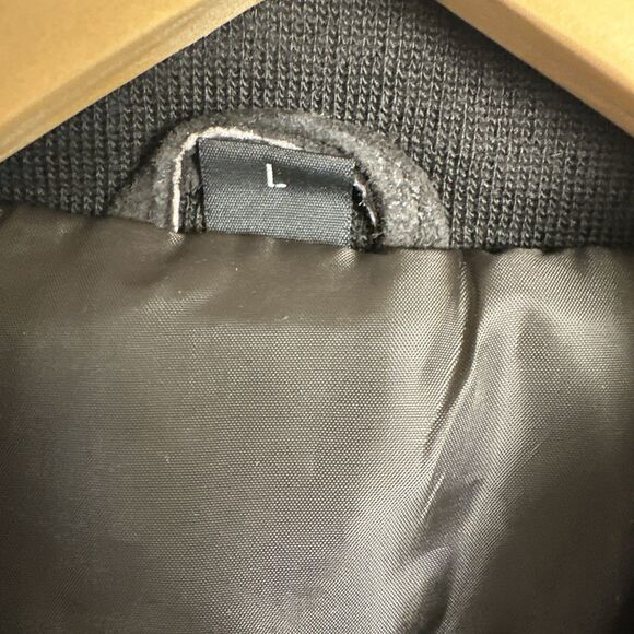 NRA Lifetime Member Suede Leather Jacket Large Black Burk's Bay True Patriot - Picture 5 of 15